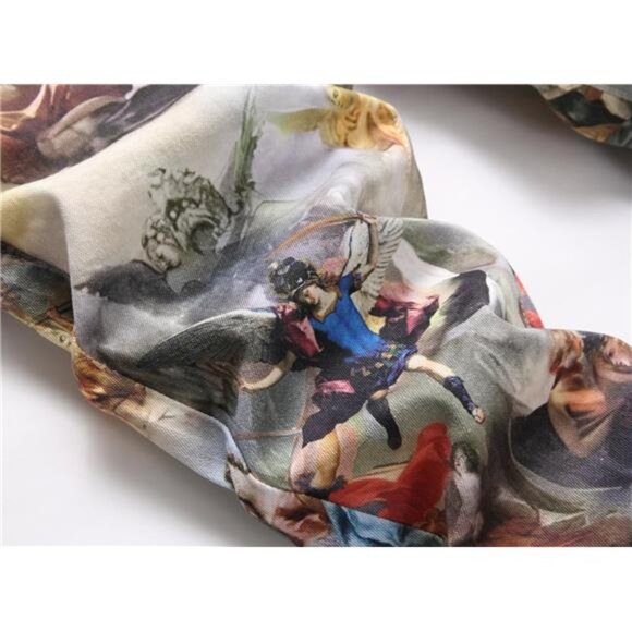 Men's Casual Printed Slim Fit Jeans Skinny Denim Pants - Picture 4 of 7